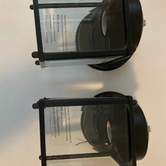 Dusk to Dawn Sensor Outdoor Wall Sconces Black 2 Pk - Picture 11 of 11